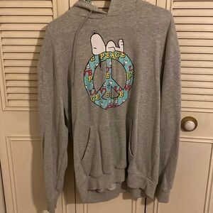 Peanuts peace hoodie